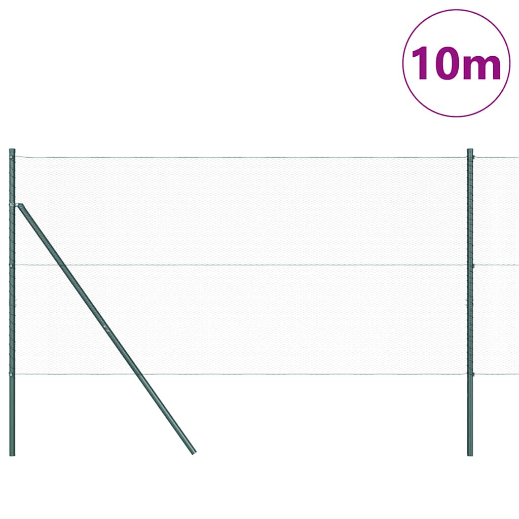 vidaXL Ogrodzenie spawane do mocowania w gruncie 10 x 1,2 m (S x W)