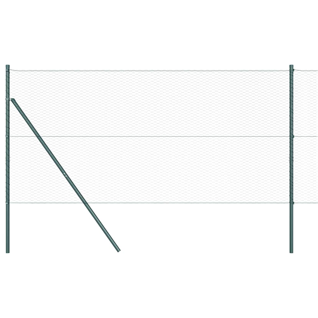 vidaXL Ogrodzenie spawane do mocowania w gruncie 10 x 1,2 m (S x W)