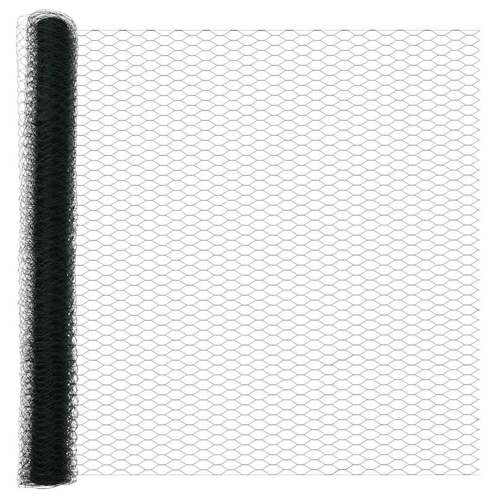 vidaXL Ogrodzenie spawane do mocowania w gruncie 10 x 1,5 m (S x W)