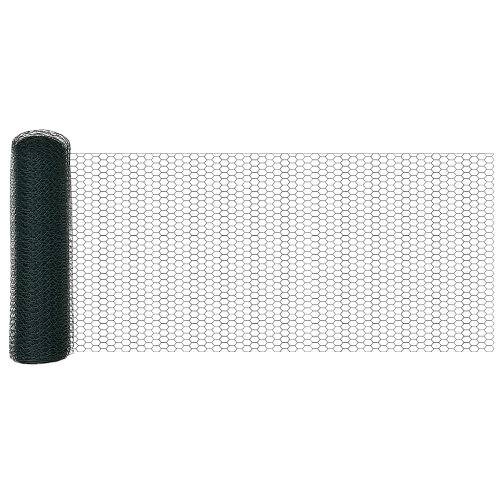 vidaXL Ogrodzenie spawane do mocowania w gruncie 25 x 0,5 m (S x W)