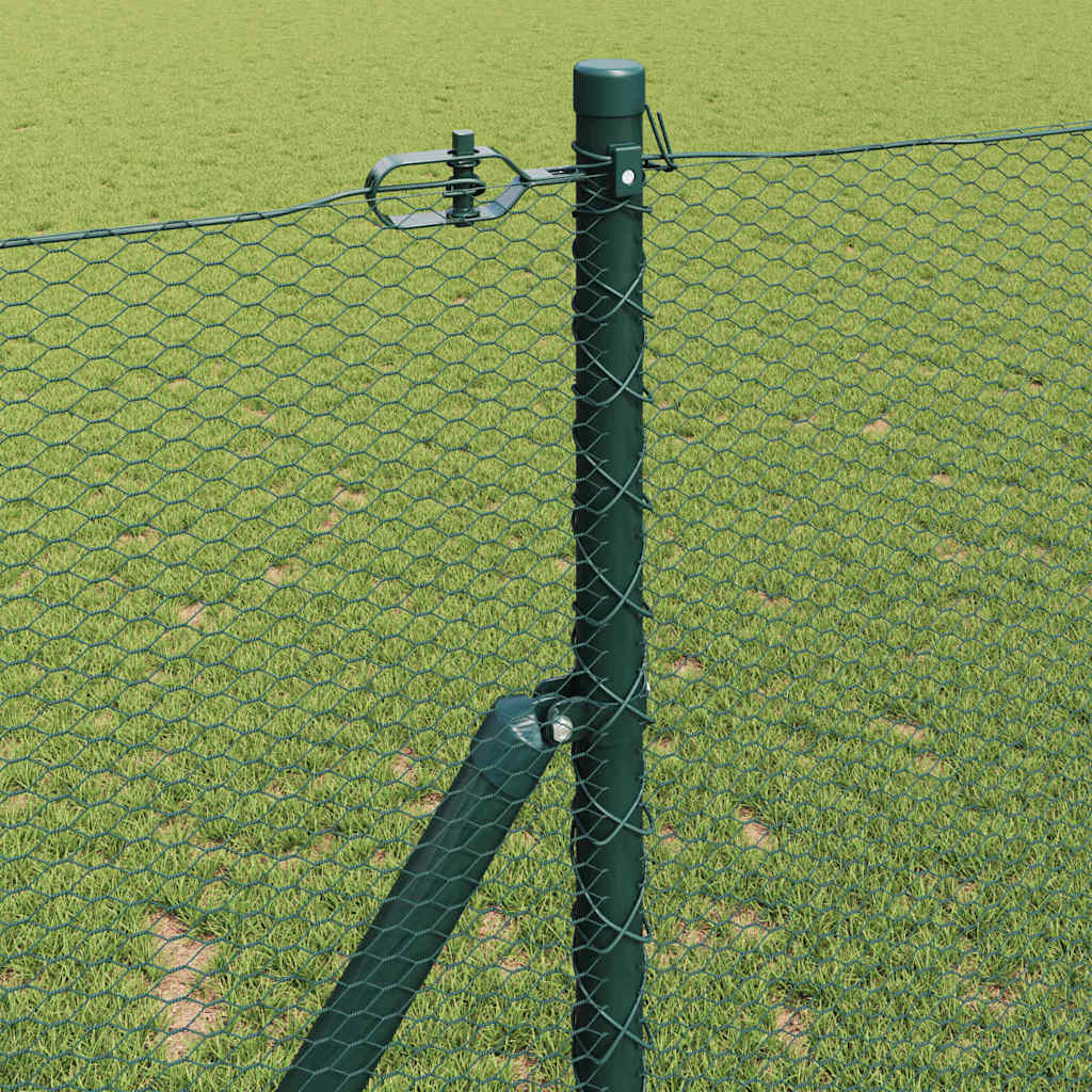 vidaXL Ogrodzenie spawane do mocowania w gruncie 25 x 1,4 m (S x W)