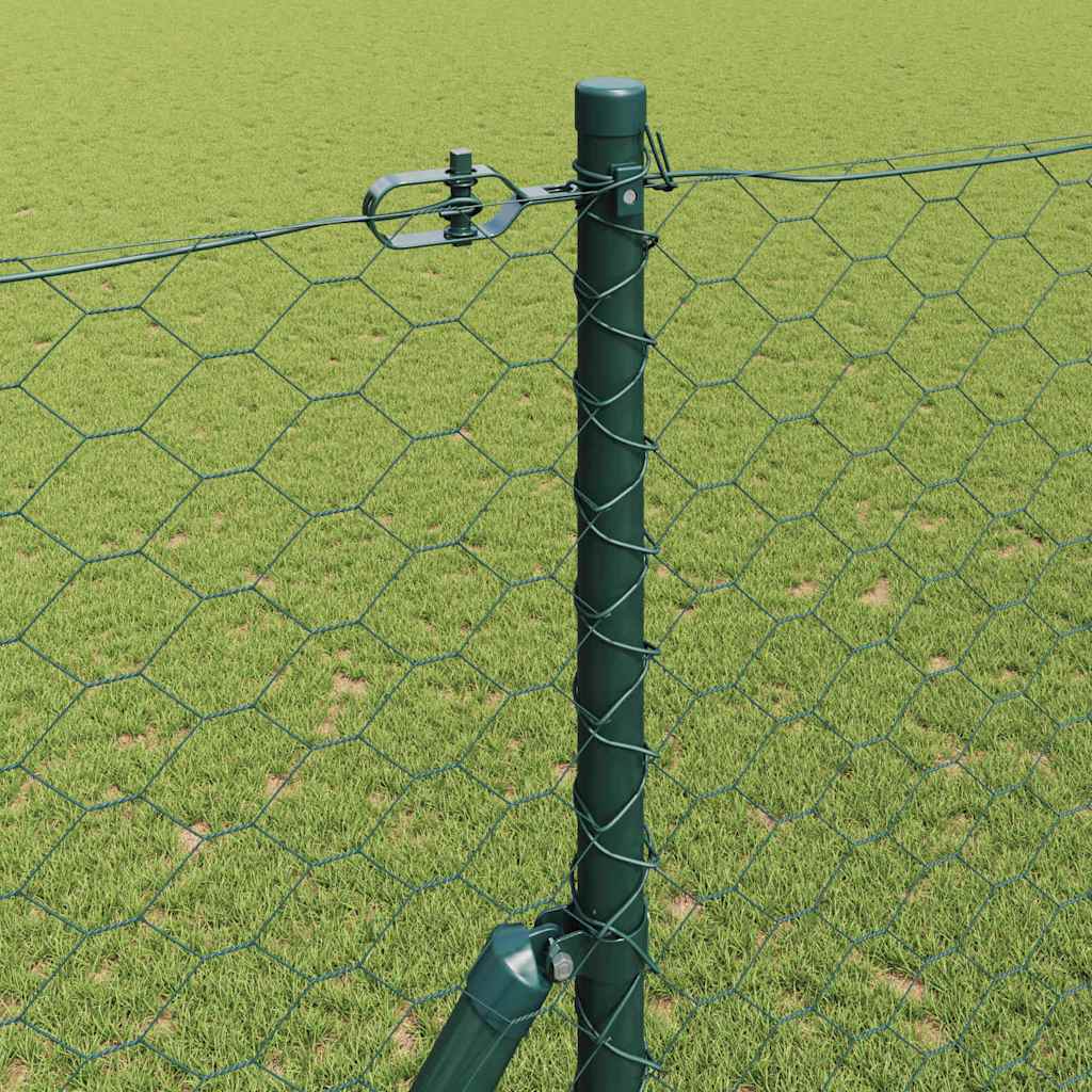vidaXL Ogrodzenie spawane do mocowania w gruncie 25 x 1,6 m (S x W)