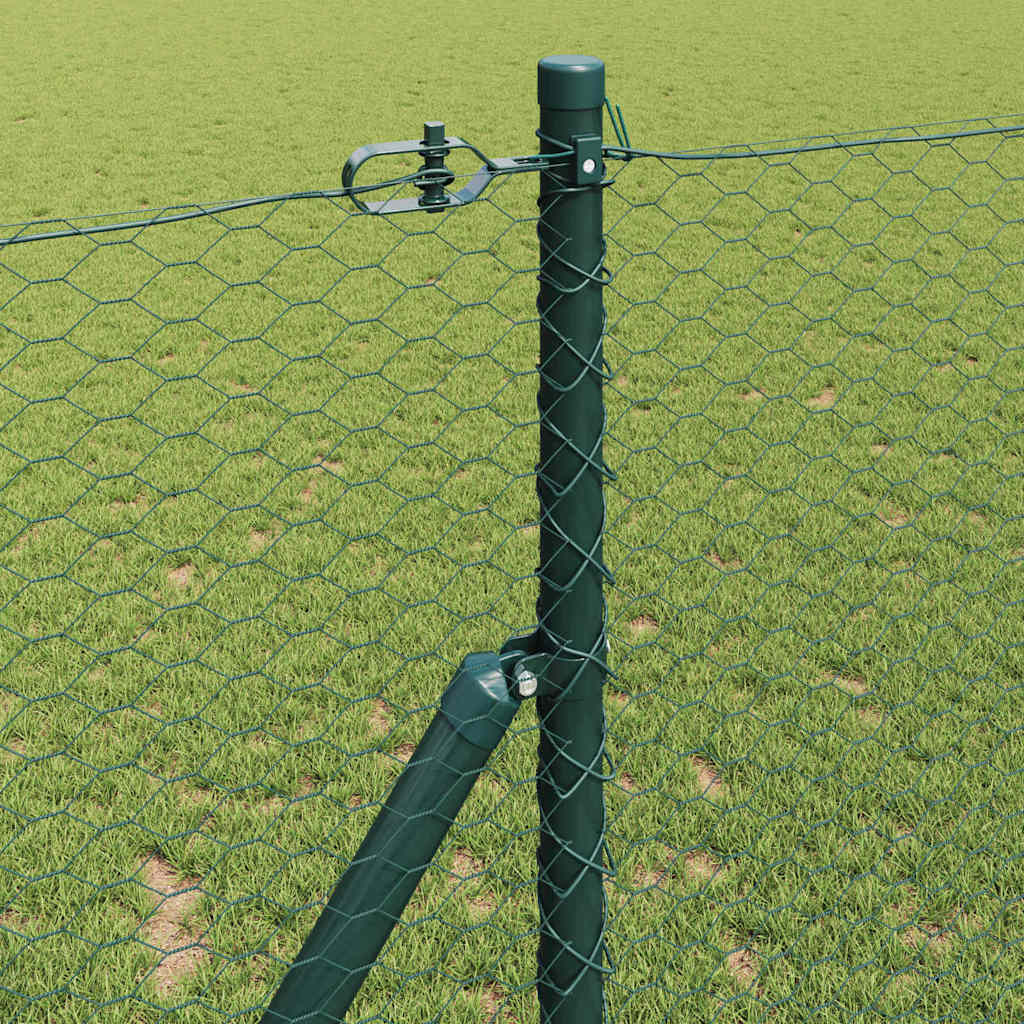 vidaXL Ogrodzenie spawane do mocowania w gruncie 50 x 1,4 m (S x W)