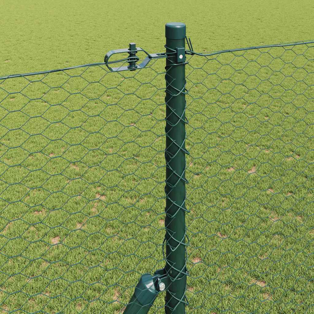 vidaXL Ogrodzenie spawane do mocowania w gruncie 50 x 1,5 m (S x W)
