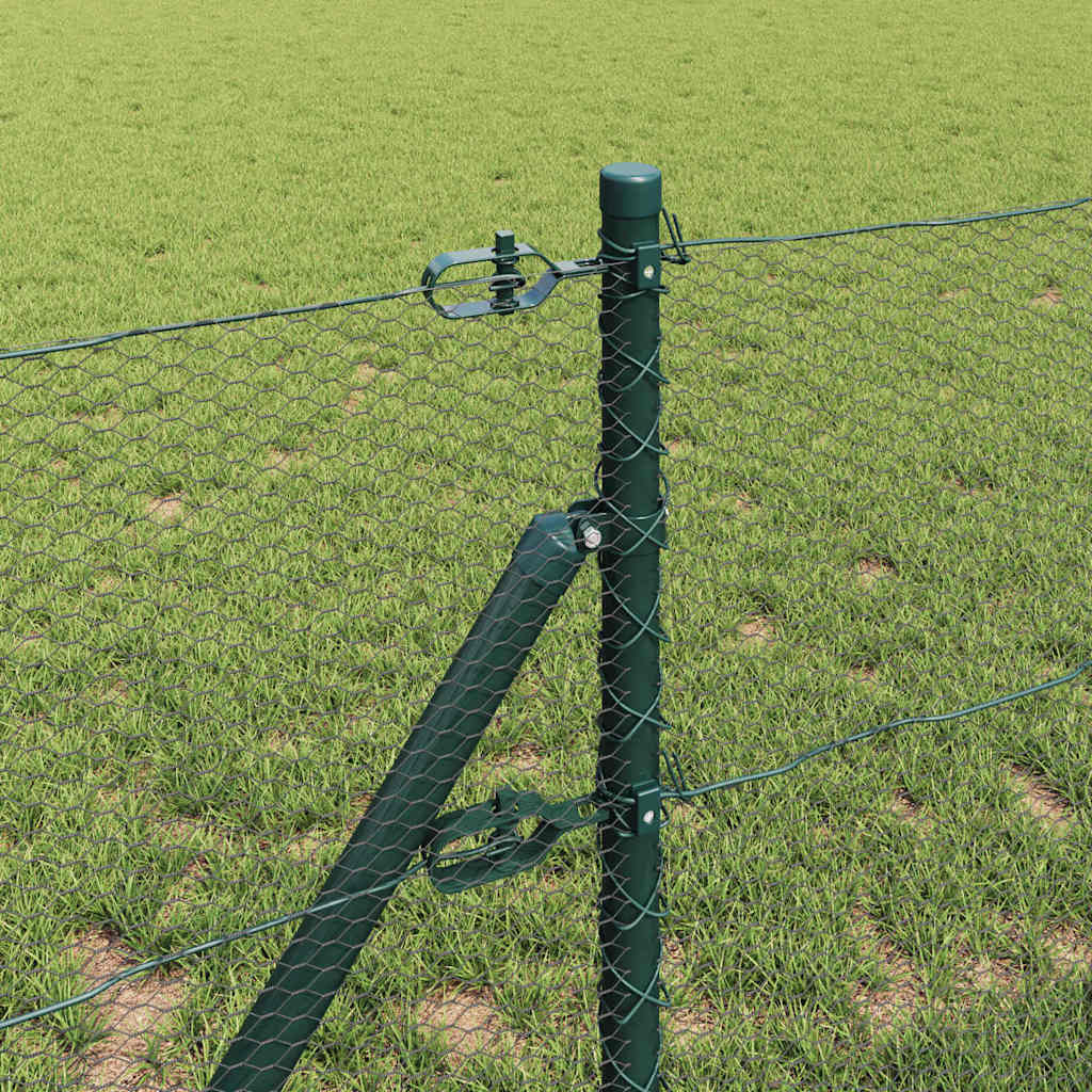 vidaXL Ogrodzenie spawane do mocowania w gruncie 100 x 0,6 m (S x W)