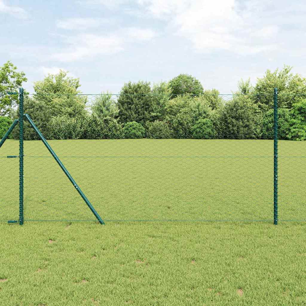 vidaXL Ogrodzenie spawane do mocowania w gruncie 100 x 1,2 m (S x W)