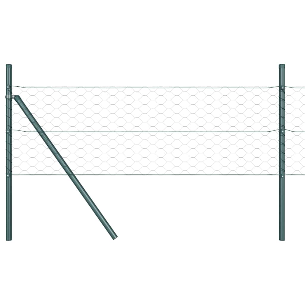vidaXL Ogrodzenie spawane do mocowania w gruncie 100 x 1,4 m (S x W)