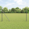 vidaXL Ogrodzenie spawane do mocowania w gruncie 10 x 1,2 m (S x W)