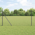 vidaXL Ogrodzenie spawane do mocowania w gruncie 25 x 1 m (S x W)