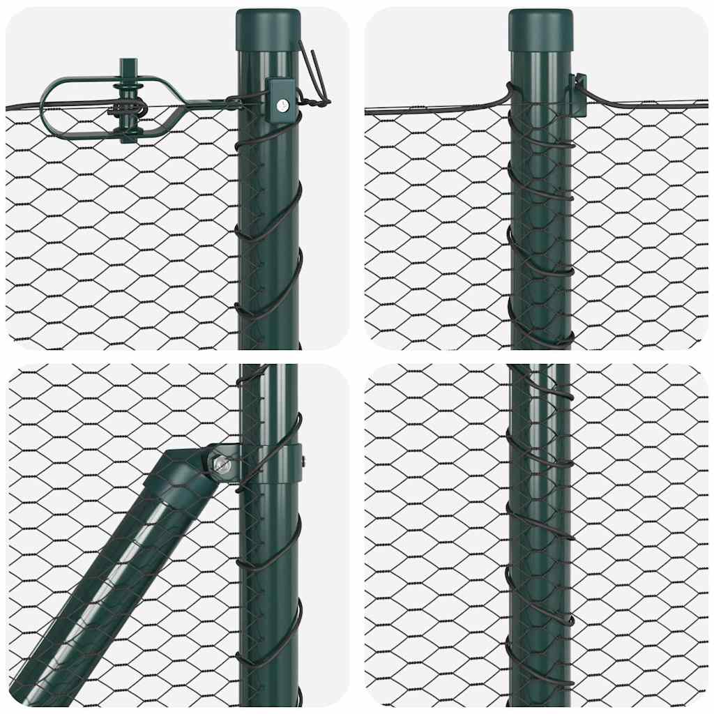 vidaXL Ogrodzenie spawane do mocowania w gruncie 50 x 0,4 m (S x W)
