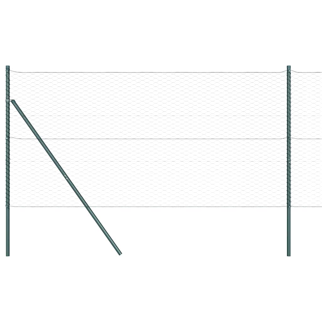 vidaXL Ogrodzenie spawane do mocowania w gruncie 50 x 1,2 m (S x W)