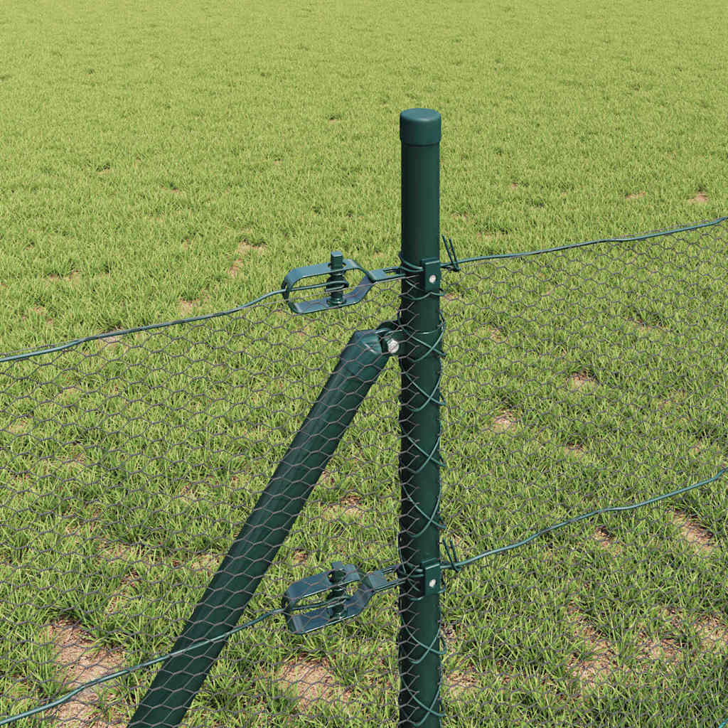 vidaXL Ogrodzenie spawane do mocowania w gruncie 100 x 0,6 m (S x W)