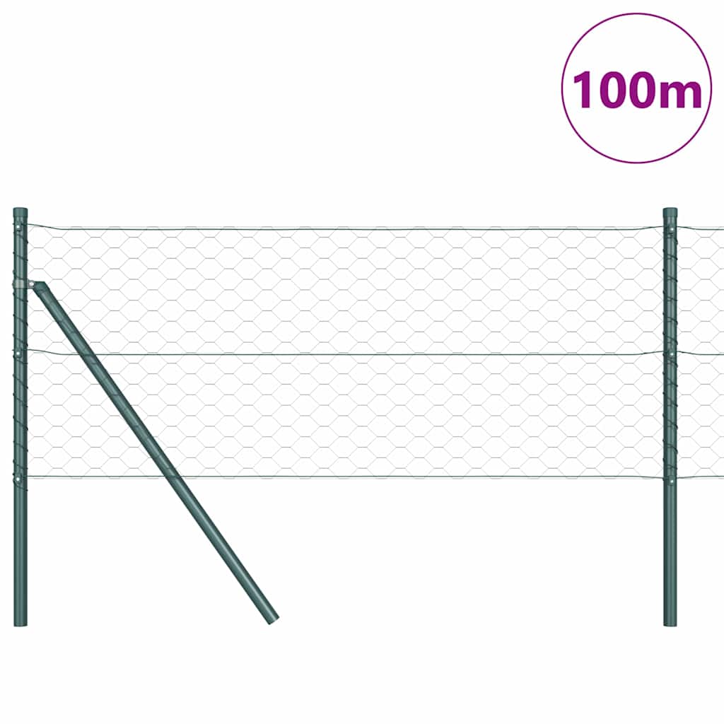 vidaXL Ogrodzenie spawane do mocowania w gruncie 100 x 0,6 m (S x W)
