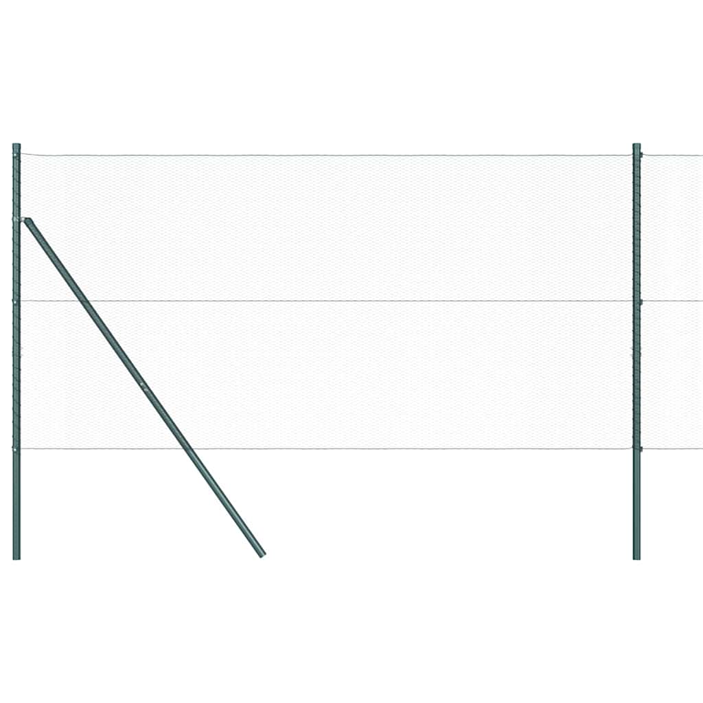 vidaXL Ogrodzenie spawane do mocowania w gruncie 100 x 1 m (S x W)