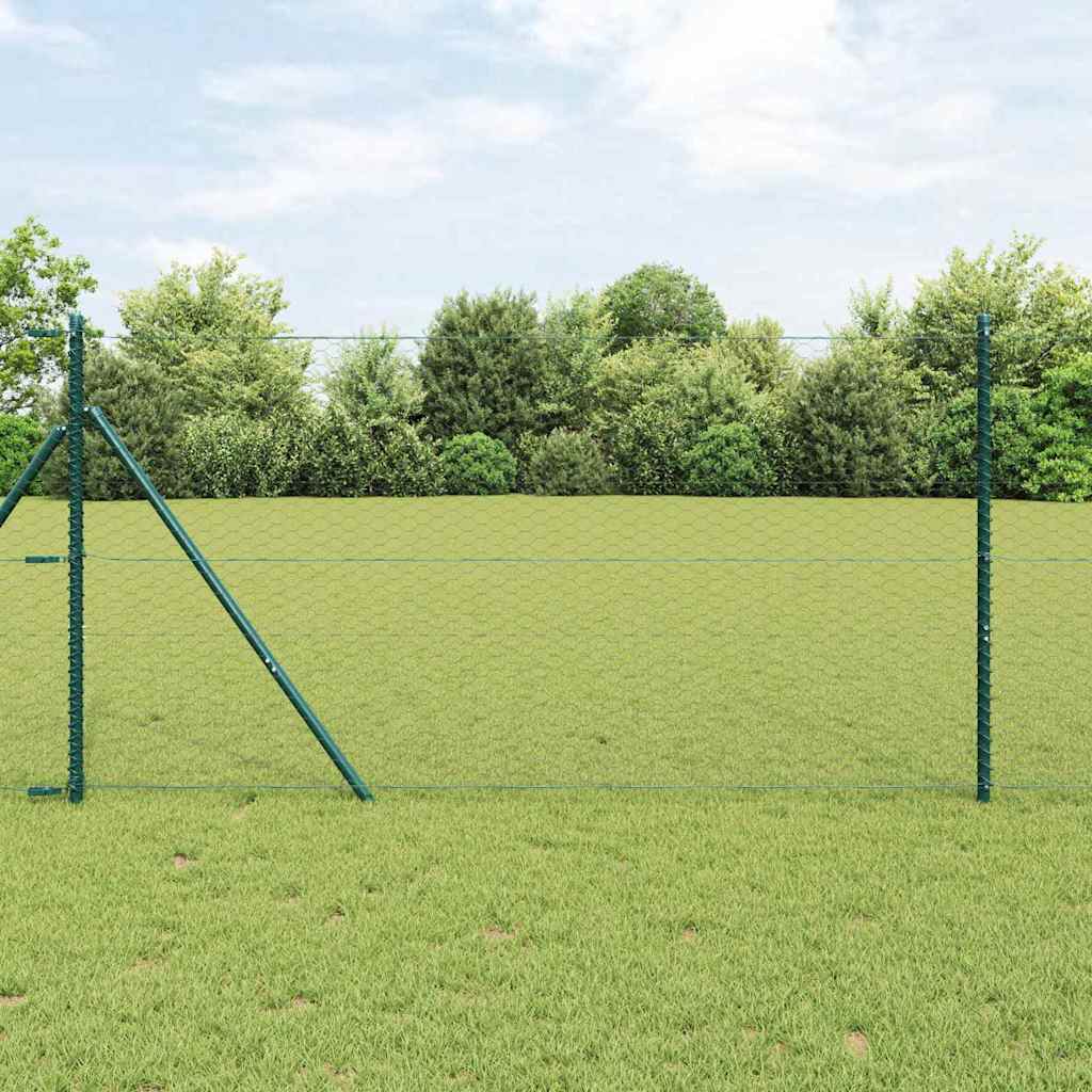 vidaXL Ogrodzenie spawane do mocowania w gruncie 100 x 1,2 m (S x W)