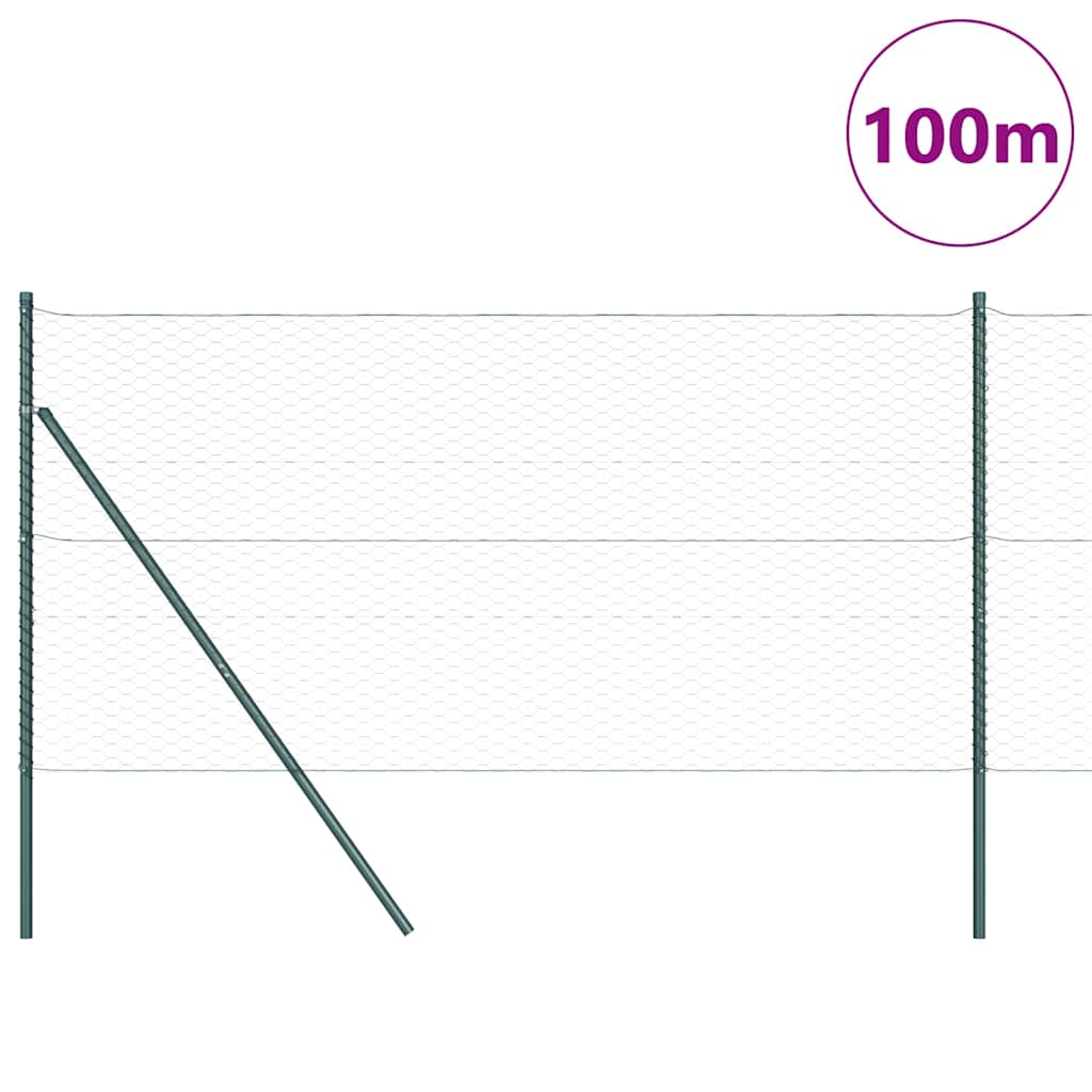 vidaXL Ogrodzenie spawane do mocowania w gruncie 100 x 1,2 m (S x W)