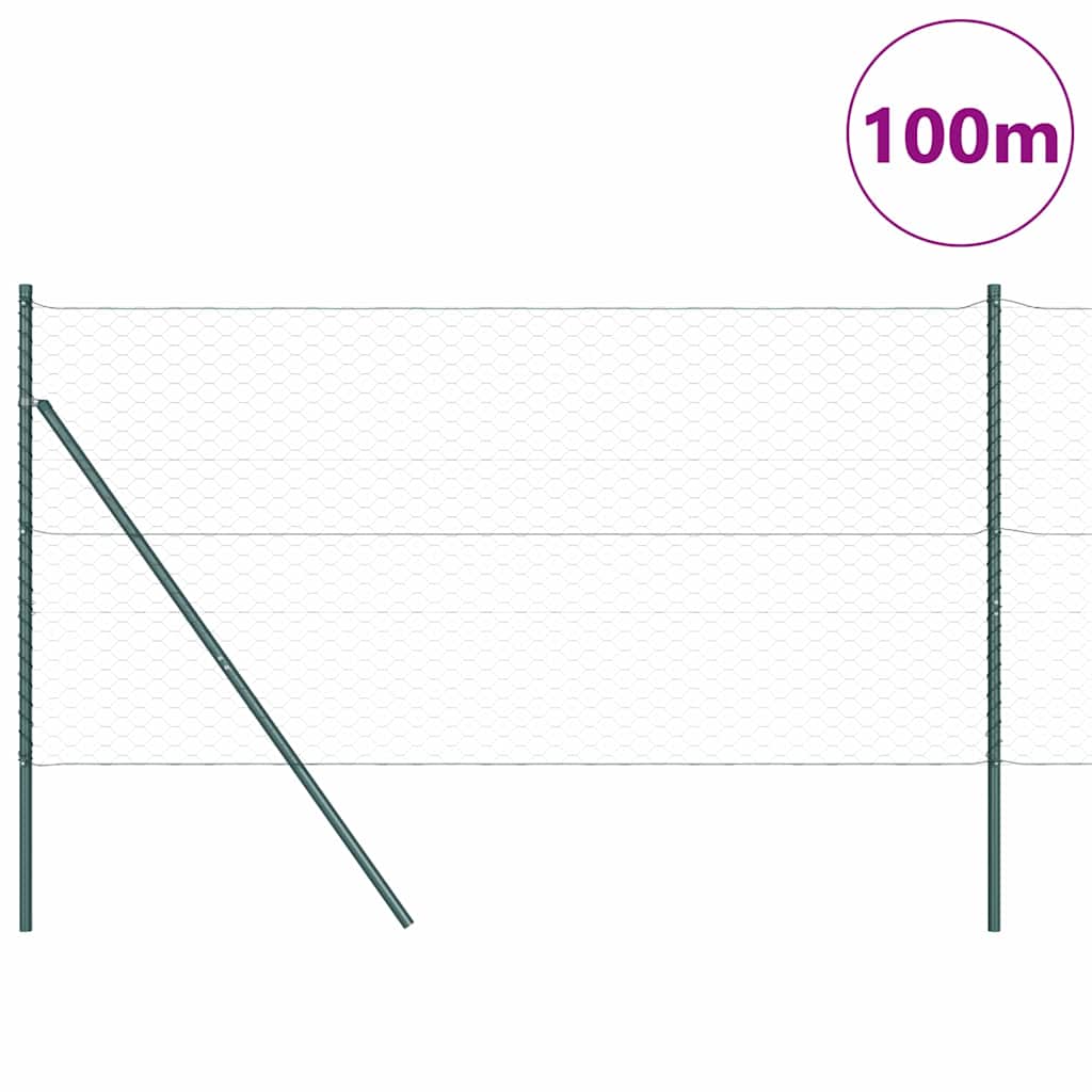 vidaXL Ogrodzenie spawane do mocowania w gruncie 100 x 1,2 m (S x W)