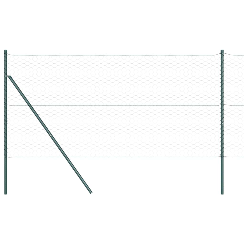 vidaXL Ogrodzenie spawane do mocowania w gruncie 100 x 1,4 m (S x W)