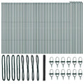 vidaXL Ogrodzenie spawane do mocowania w gruncie 100 x 1,5 m (S x W)