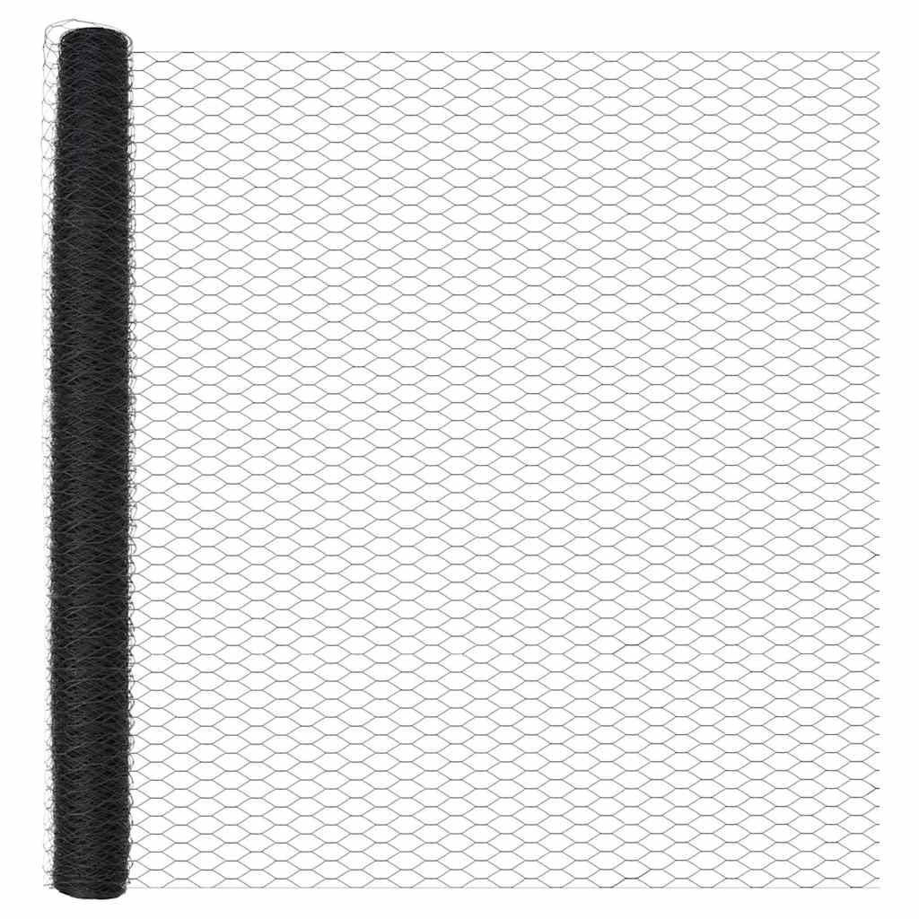 vidaXL Ogrodzenie spawane do mocowania w gruncie 100 x 1,6 m (S x W)