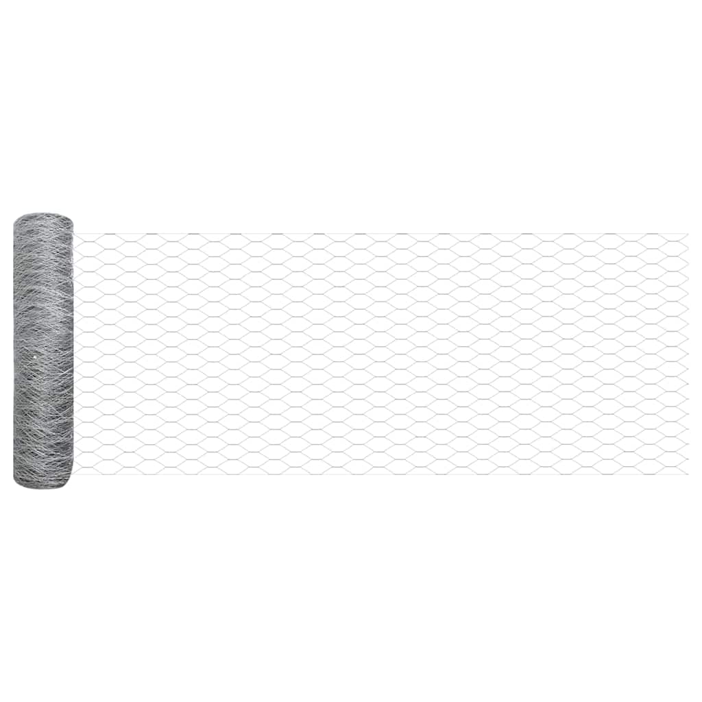 vidaXL Ogrodzenie spawane do mocowania w gruncie 10 x 0,5 m (S x W)