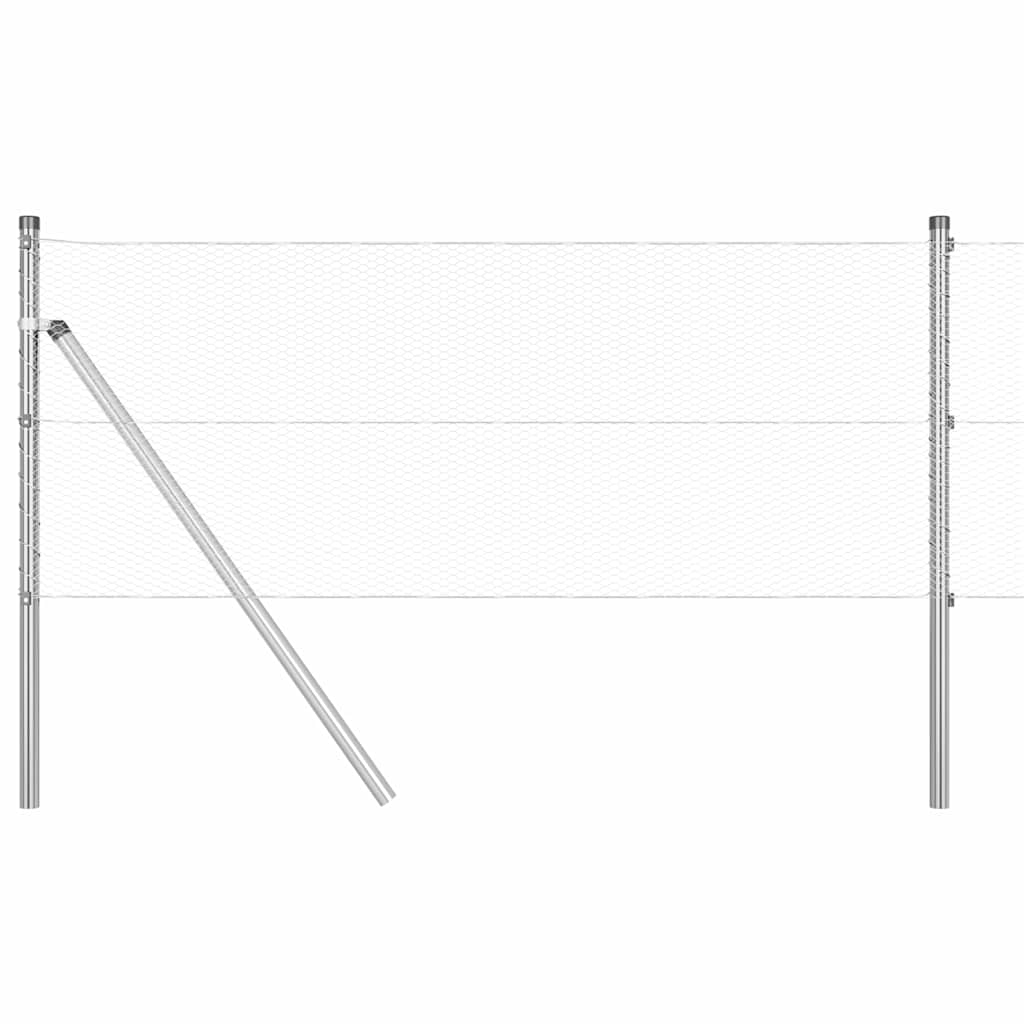 vidaXL Ogrodzenie spawane do mocowania w gruncie 10 x 0,6 m (S x W)