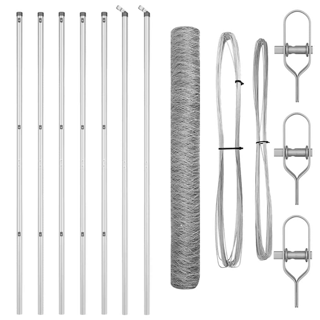 vidaXL Ogrodzenie spawane do mocowania w gruncie 10 x 1,4 m (S x W)