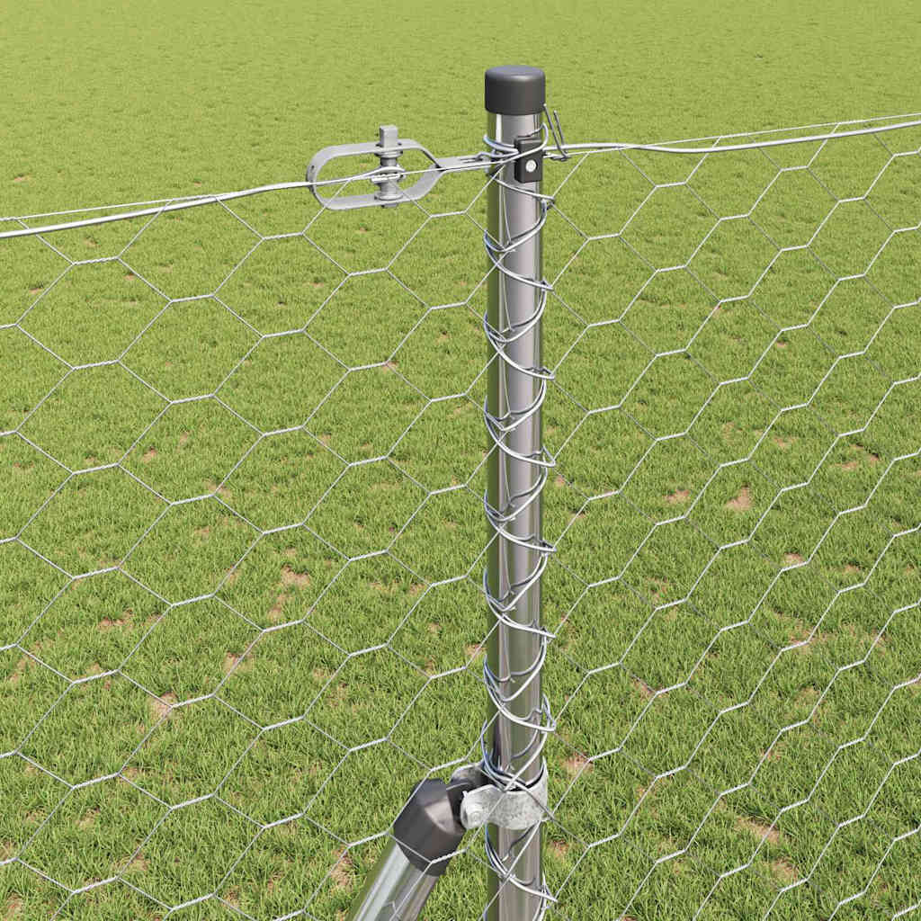 vidaXL Ogrodzenie spawane do mocowania w gruncie 10 x 1,6 m (S x W)