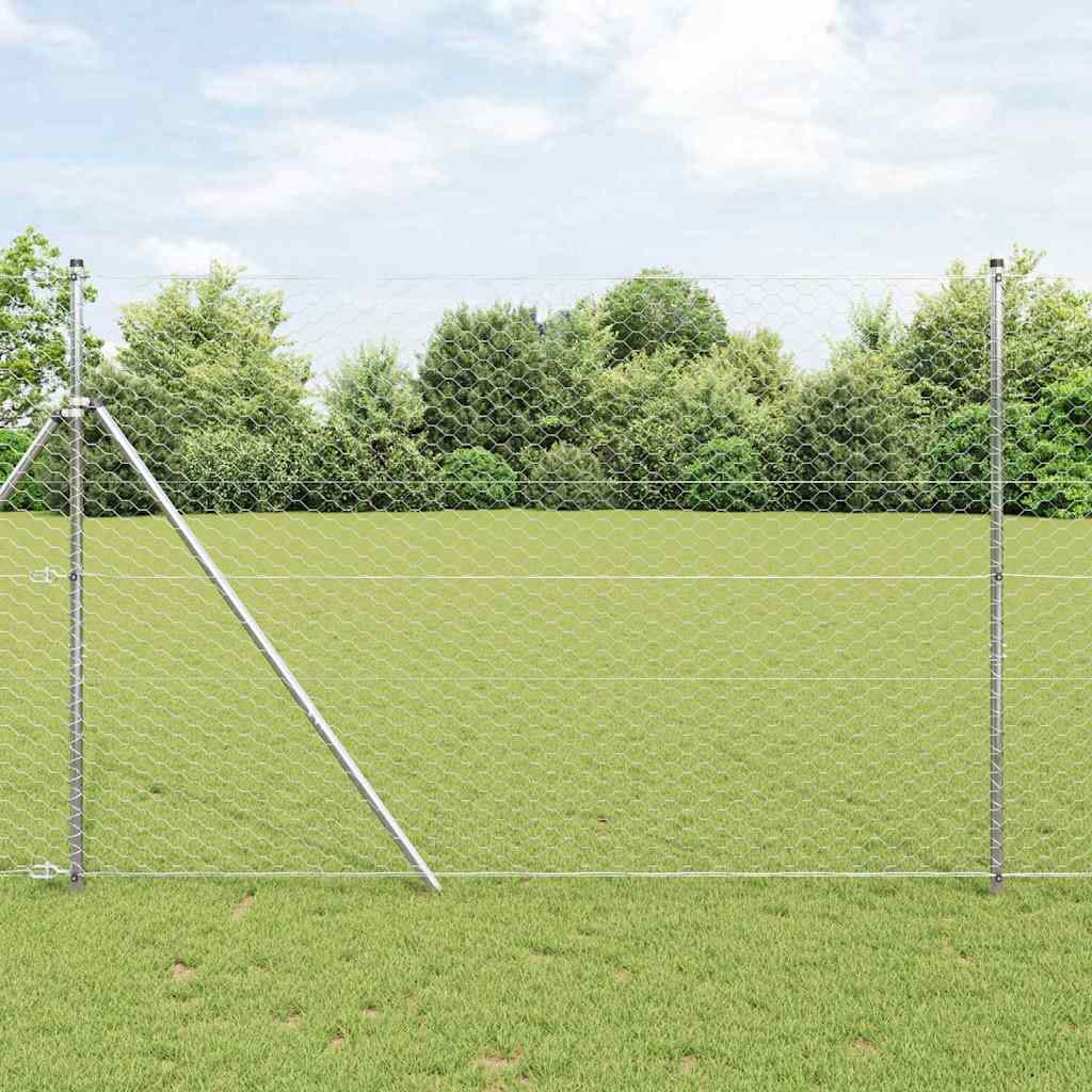 vidaXL Ogrodzenie spawane do mocowania w gruncie 10 x 1,6 m (S x W)