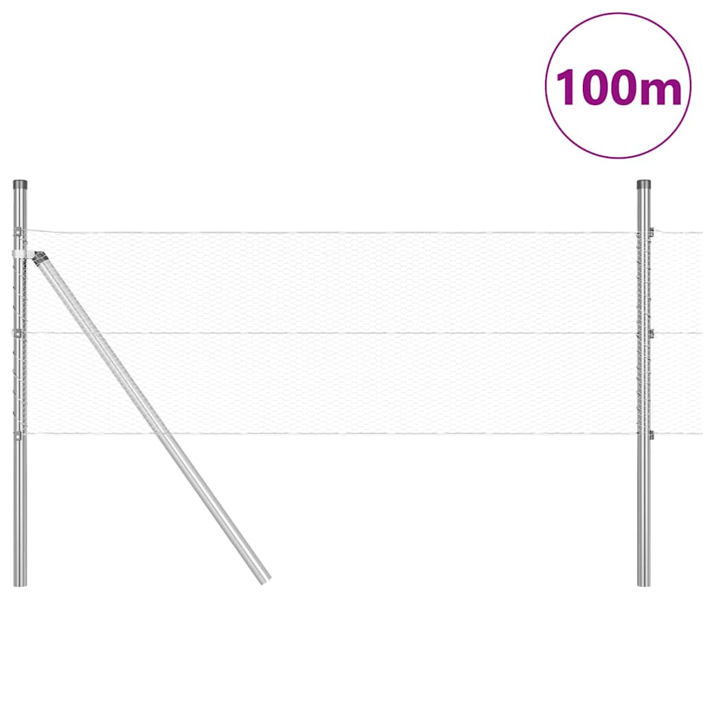 vidaXL Ogrodzenie spawane do mocowania w gruncie