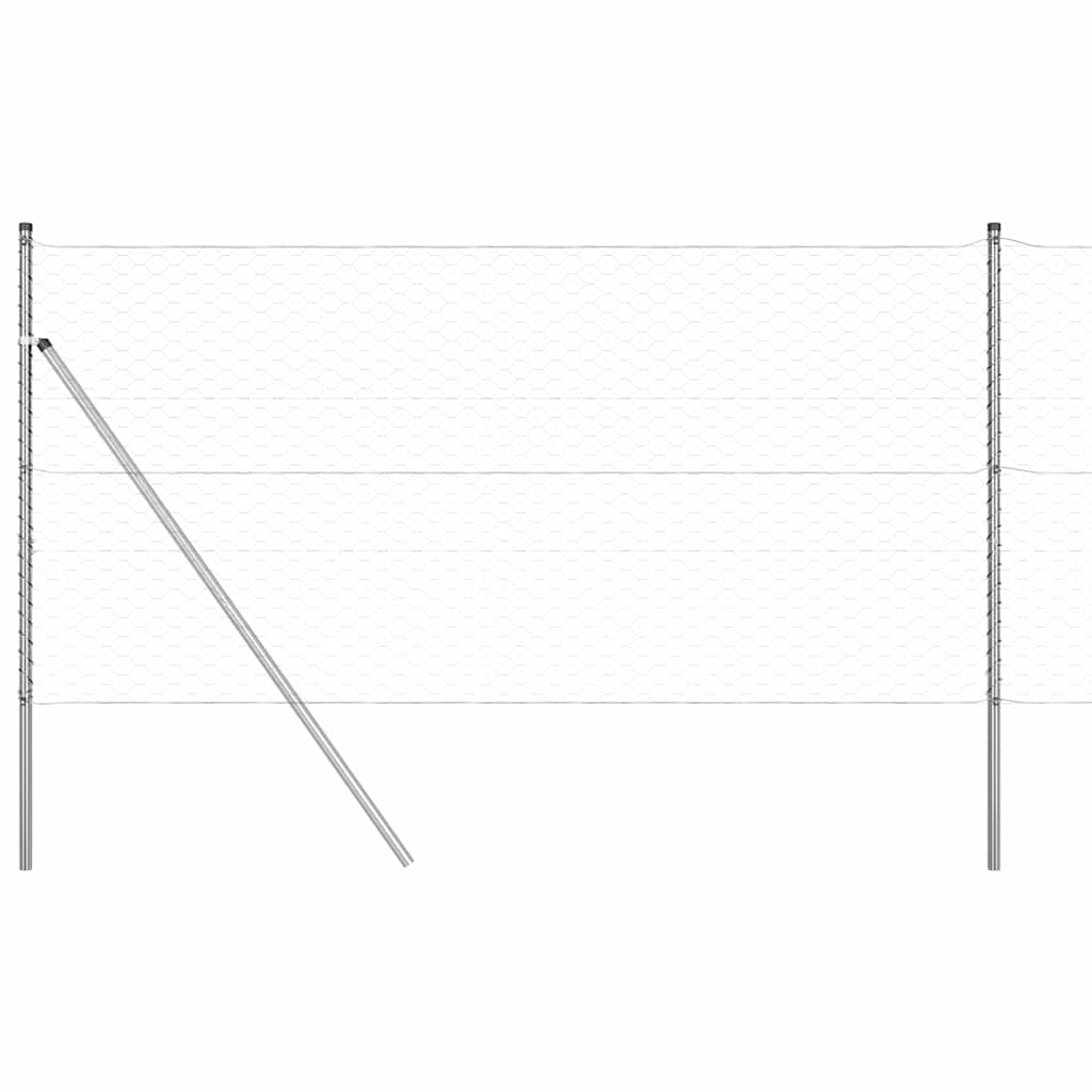 vidaXL Ogrodzenie spawane do mocowania w gruncie 100 x 1,4 m (S x W)