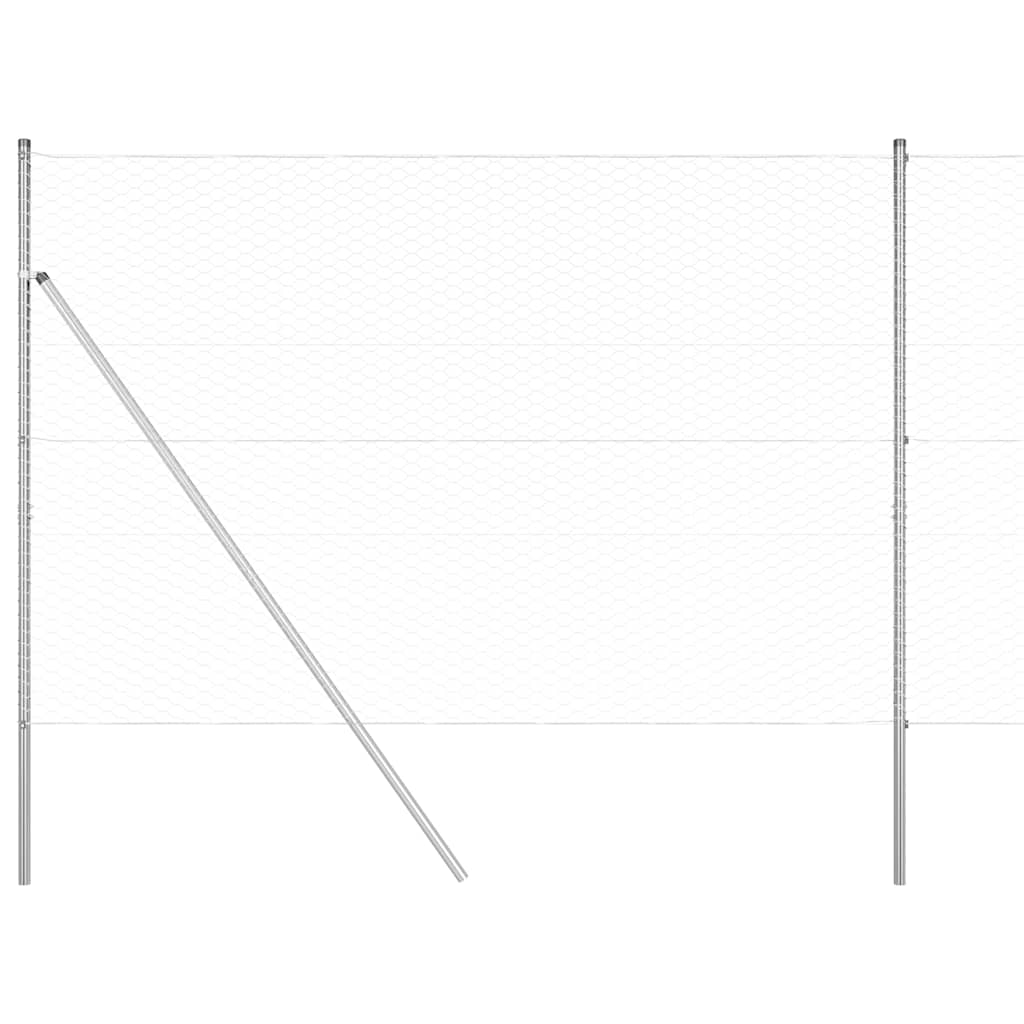 vidaXL Ogrodzenie spawane do mocowania w gruncie 100 x 1,5 m (S x W)