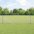 vidaXL Sześciokątne ogrodzenie z słupkiem 10 x 0,5 m Stal ocynkowana
