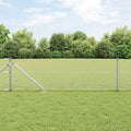 vidaXL Sześciokątne ogrodzenie z słupkiem 100 x 0,6 m Stal ocynkowana