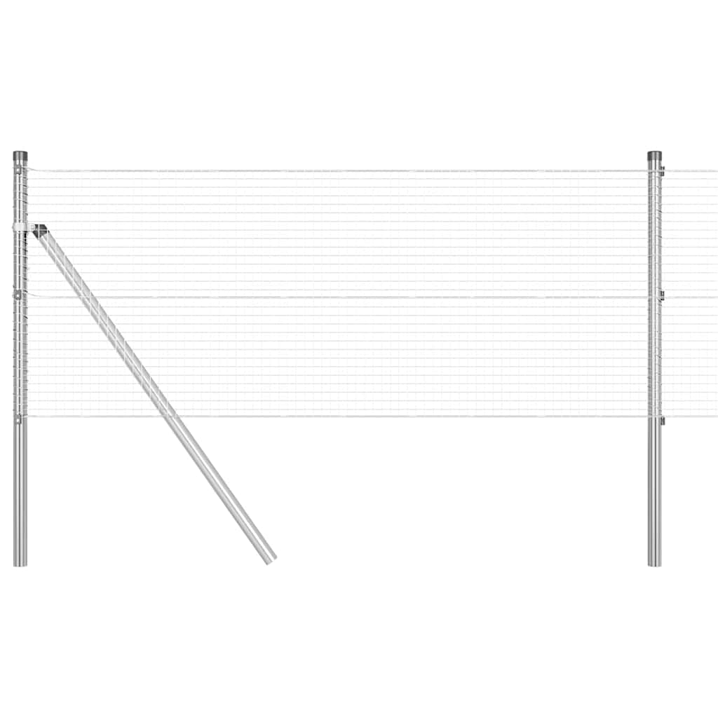 vidaXL Ogrodzenie spawane do mocowania w gruncie 10 x 0,8 m (S x W)