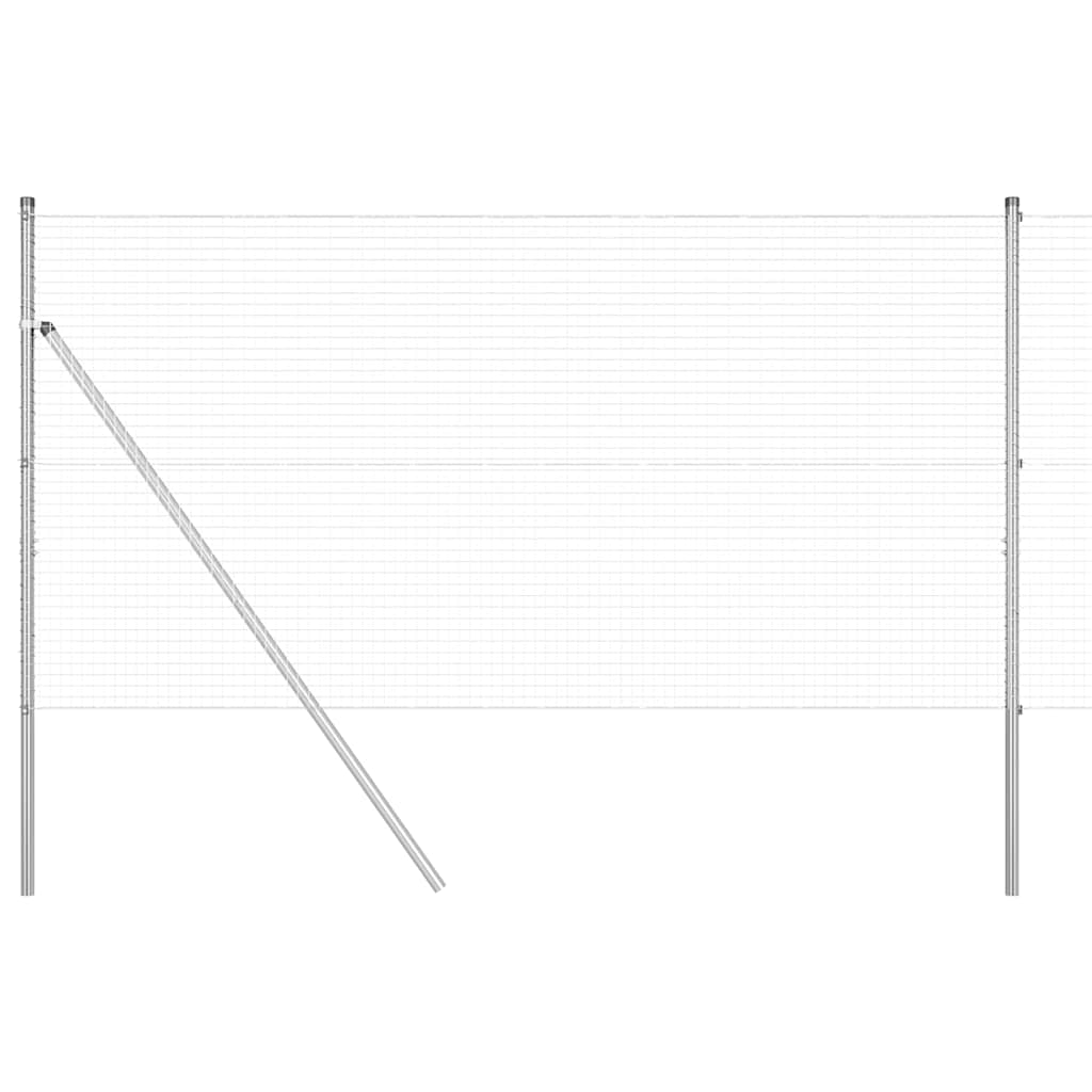 vidaXL Ogrodzenie spawane do mocowania w gruncie 10 x 1 m (S x W)