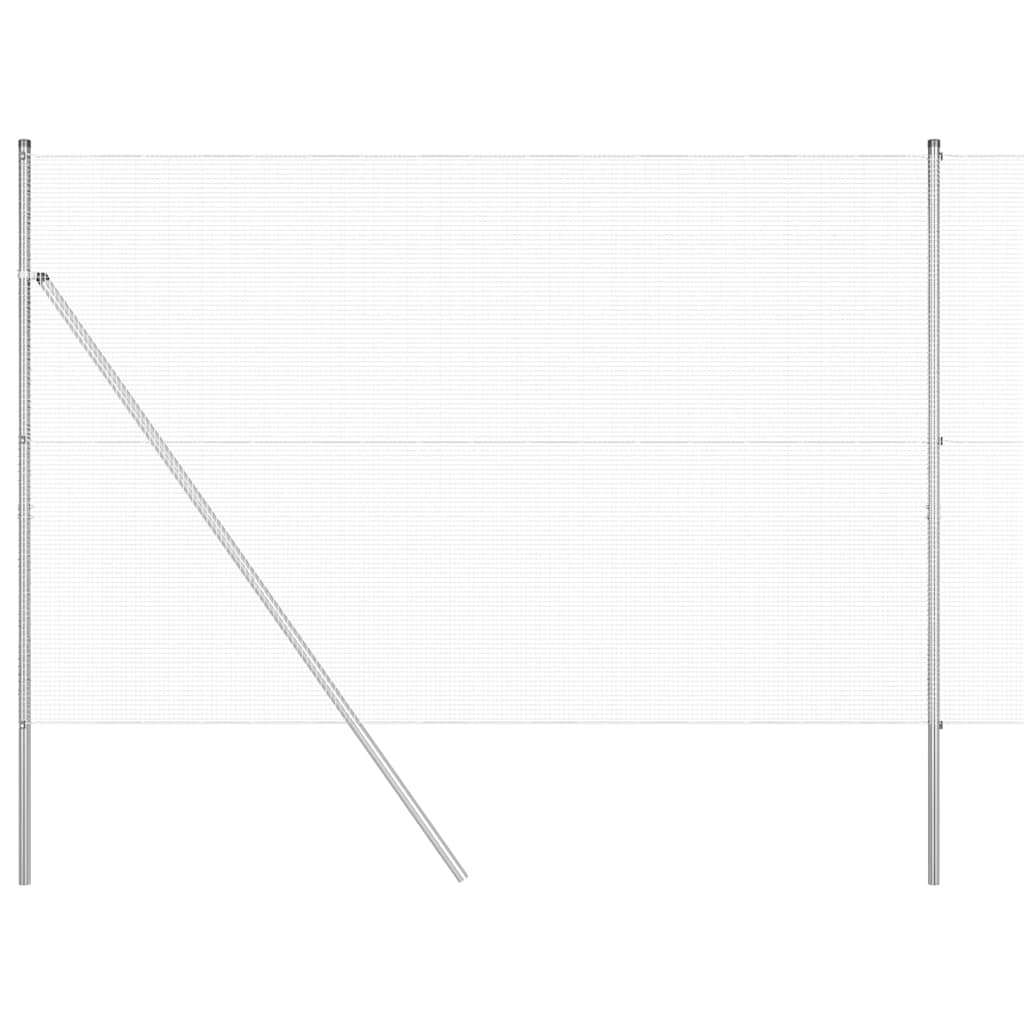 vidaXL Ogrodzenie spawane do mocowania w gruncie 10 x 1,5 m (S x W)