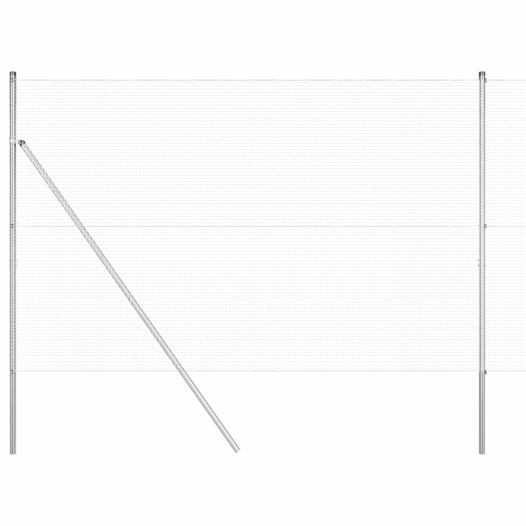 vidaXL Ogrodzenie spawane do mocowania w gruncie 10 x 1,6 m (S x W)