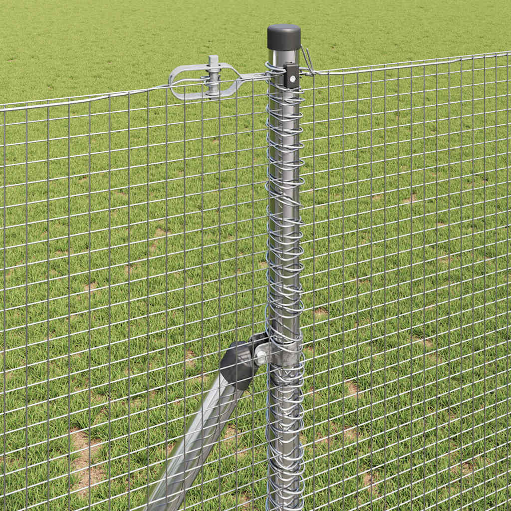 vidaXL Ogrodzenie z spawanej siatki do mocowania w ziemi 50 x 1,2 m