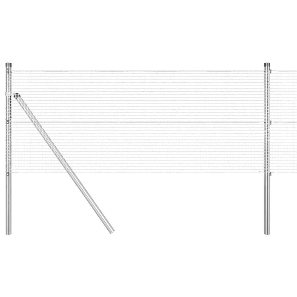 vidaXL Ogrodzenie spawane do mocowania w gruncie 100 x 0,8 m (S x W)