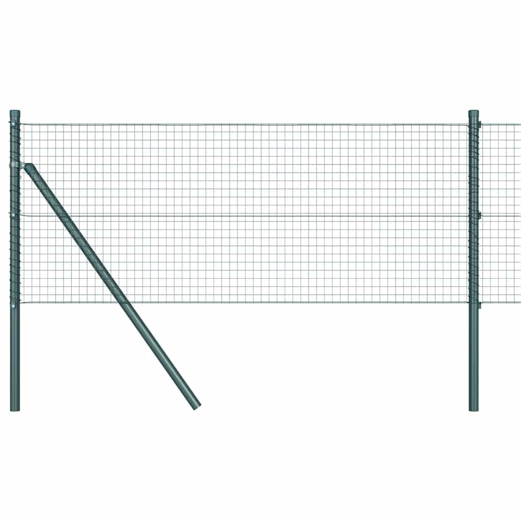 vidaXL Ogrodzenie spawane do mocowania w gruncie 10 x 0,8 m (S x W)