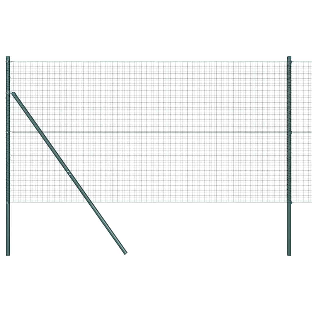 vidaXL Ogrodzenie spawane do mocowania w gruncie 10 x 1,4 m (S x W)