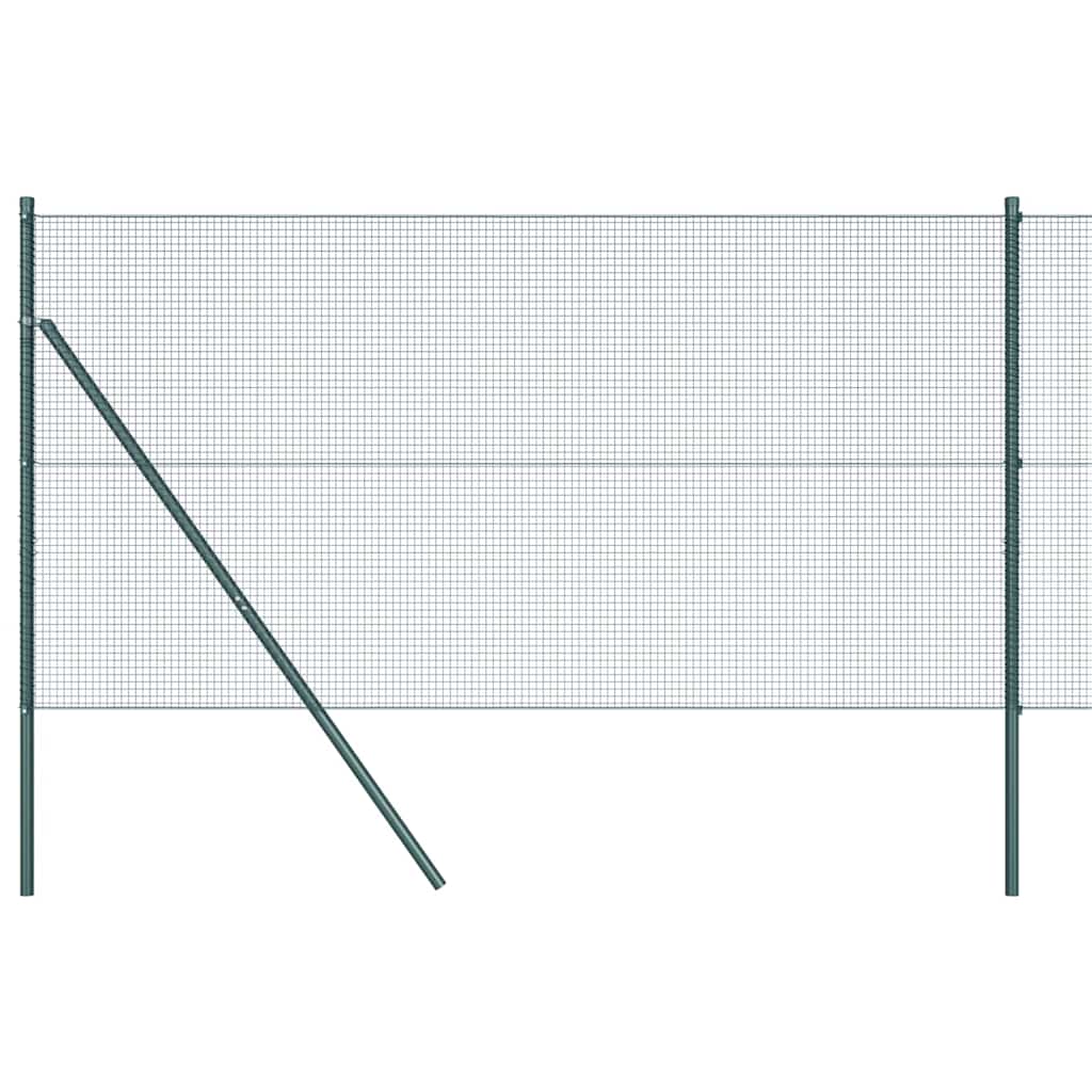 vidaXL Ogrodzenie spawane do mocowania w gruncie 25 x 1 m (S x W)