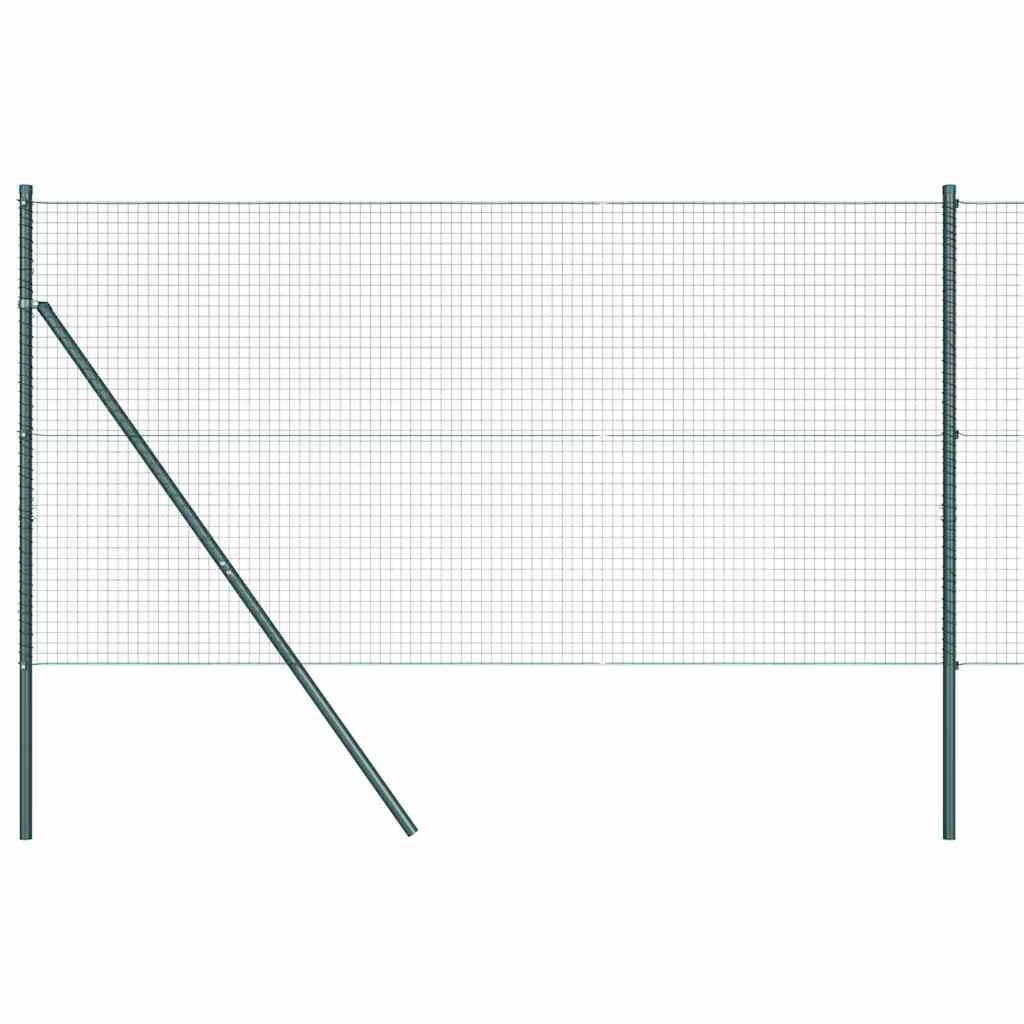 vidaXL Ogrodzenie spawane do mocowania w gruncie 25 x 1,2 m (S x W)