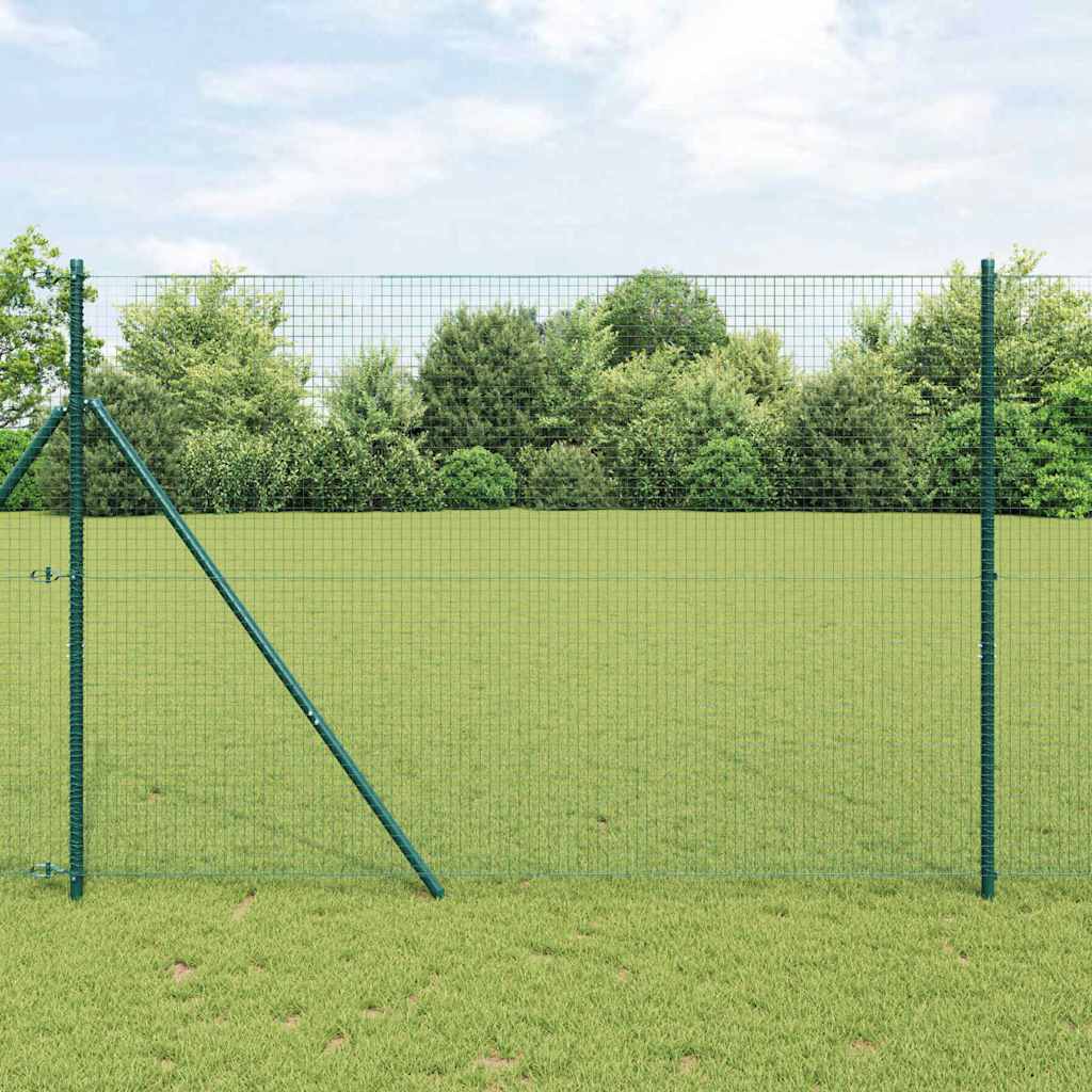 vidaXL Ogrodzenie spawane do mocowania w gruncie 25 x 1,6 m (S x W)