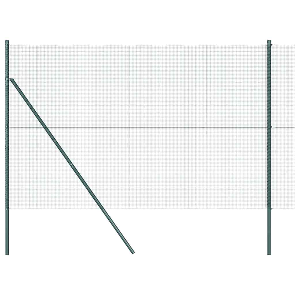 vidaXL Ogrodzenie spawane do mocowania w gruncie 50 x 1,4 m (S x W)