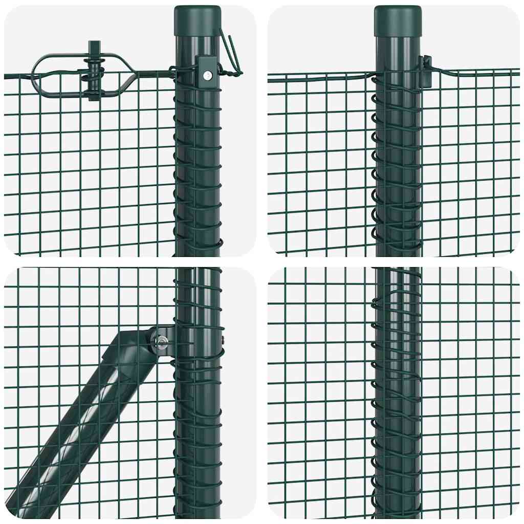 vidaXL Ogrodzenie spawane do mocowania w gruncie 100 x 0,6 m (S x W)