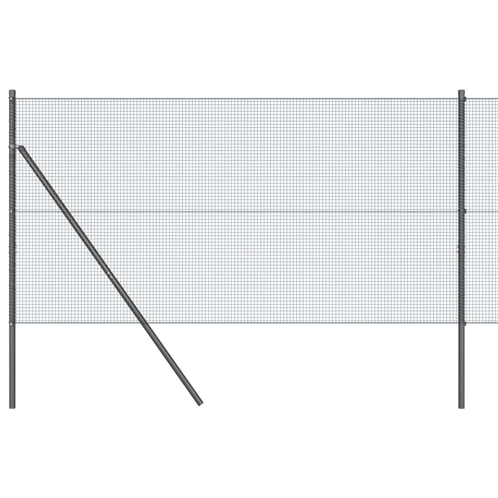 vidaXL Ogrodzenie spawane do mocowania w gruncie 10 x 1,2 m (S x W)