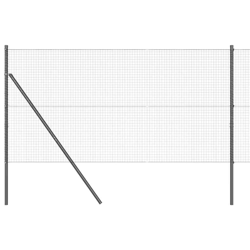 vidaXL Ogrodzenie spawane do mocowania w gruncie 10 x 1,4 m (S x W)