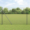 vidaXL Ogrodzenie spawane do mocowania w gruncie 10 x 1,5 m (S x W)
